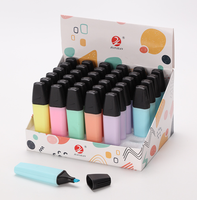 Ensemble de surligneurs à paillettes 6 couleurs avec pointe oblique pour étudiants, idéal pour le marquage, le dessin et la coloration