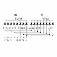 Ultra Bright 0.5 Inch 2 Digits Yellow Green 7 Segment Led Display Digital Tube Common Cathode Anode for Arduino Diy Project