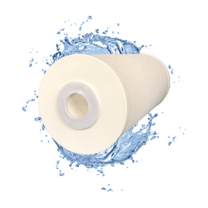 ไส้กรองตะกอนใยสังเคราะห์ PP Water Treat Textile Fiber Roving Melt Blown ขนาด 250 ลิตรต่อชั่วโมง ติดตั้งง่าย ราคาโรงงาน - Product Image 1