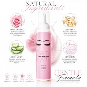 Mousse Nettoyante Cils Vegan Effet Crème Fouettée Marque Blanche pour Salons de Cils Professionnels – Nettoyant Moussant Doux pour <span class=keywords><strong>Yeux</strong></span> <span class=keywords><strong>Sensibles</strong></span> - Product Image 2