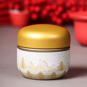 Boîtes en étain de haute qualité en forme de pomme, boîtes à thé, pots à bonbons, contenants scellés de 50g, vente en gros, personnalisables - Product Image 4