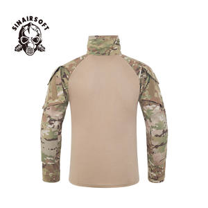 Chemise <span class=keywords><strong>tactique</strong></span> à manches longues en tissu <span class=keywords><strong>de</strong></span> tricot <span class=keywords><strong>de</strong></span> coton Rip-Stop Uniforme Camouflage pour la chasse Vêtements <span class=keywords><strong>de</strong></span> style <span class=keywords><strong>militaire</strong></span> - Product Image 1