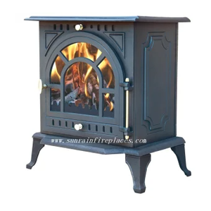 Chimenea Multicombustible <span class=keywords><strong>de</strong></span> Alta Eficiencia Europea con Diseño Ecológico 2022, Estufa <span class=keywords><strong>de</strong></span> <span class=keywords><strong>Leña</strong></span> <span class=keywords><strong>de</strong></span> Hierro Fundido - Product Image 4