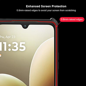 เคสโทรศัพท์มือถือ itel P65 4G แบบกันกระแทก ผลิตจากวัสดุ TPU และอะคริลิกแบบไฮบริด ป้องกันมุมทั้งสี่ - Product Image 3