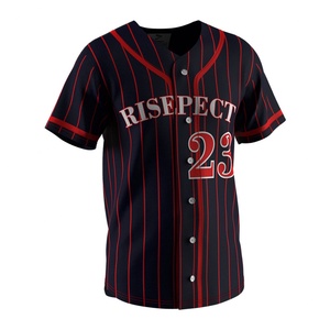 Maillot de baseball personnalisé haut de gamme avec tissu respirant à séchage rapide, design sublimé et coupe confortable pour les sports d'équipe - Product Image 3
