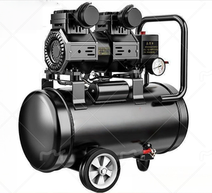 Hot Sale Portable High Quality Mute Oil-Free 90L Customized Air <b>Cooled</b> AC Power 8bar Industrial Compressor Portable Air Compress - Product Image 1