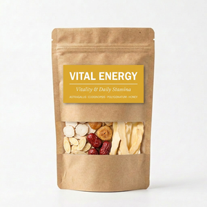 Mezcla de Hierbas Chinas para Sopa de Ginseng Americano, Raíz de Astrágalo, Sello de Salomón, Higos Secos y Dátiles Rojos, Caldo Saludable en Sobres - Product Image 1