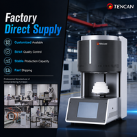 Oven Laboratorium Gigi Cepat OEM 1700 C TENCAN TC-BDF (PLUS)-1L Multibahasa, Pemanas Cepat, Tungku Sintering Zirkonia