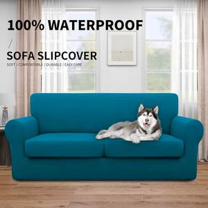 Hot Sale 4 Pieces Elastic Jacquard Stretch <b>Sofa</b> <b>Cover</b> 3 Seats 3 Seaters <b>Sofa</b> Sofar <b>Cover</b> for <b>Sofa</b> Couch Waterproof Slipcover - Product Image 2