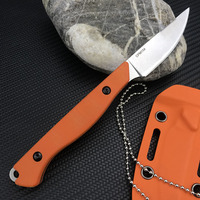 Pique-nique de survie en plein air pêche 8Cr13mov lame en acier poignée chasse multifonctionnel pratique couteau cadeau ensemble EDC