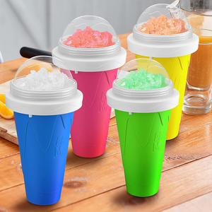 Cấp thực phẩm Silicone đông lạnh ma thuật slushie cup Ice Cream Maker ma thuật nhanh chóng-đông lạnh nước trái cây và Smoothie Silicone slushy làm cup - Product Image 5