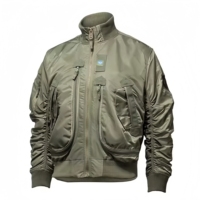 Vestes pour hommes grande taille personnalisées OEM de haute qualité, nouvelle veste d'hiver chaude, série noire, veste bomber simple et élégante