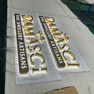 Luxuriöses 3D-Logo Outdoor LED-Buchstabenschild LED-Hintergrundbeleuchtetes Markenzeichen Maßgefertigte Metall-Kanalbuchstaben für Firmen- und Ladendekoration - Product Image 5