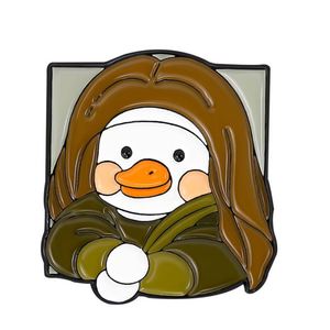 Metal esmaltado último diseño precio barato Genshin lenticular reflectante <span class=keywords><strong>Kiki</strong></span> Hijaber perezoso té esmalte Pin surtido Customgoth - Product Image 6