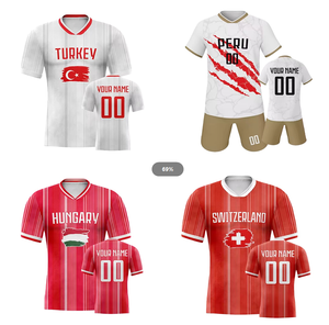 Conjunto de Camiseta de Fútbol Transpirable de Manga Corta, 100% <span class=keywords><strong>Fibra</strong></span> de Poliéster. - Product Image 1