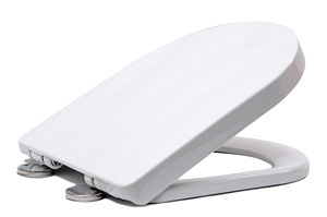 Forme de U dégradable bonne qualité protection de l'environnement fermeture douce deux boutons UF matériau populaire en Europe siège de toilette - Product Image 3