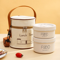 Sac isotherme personnalisé, imperméable, portable, pour aliments, boîte à lunch, ensemble de boîtes bento, sac repas, sac isotherme