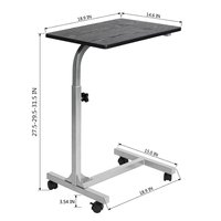 Hp bureau tout-en-un ordinateur de chevet avec roues, hauteur réglable, table de bureau debout, table pliable pour ordinateur portable