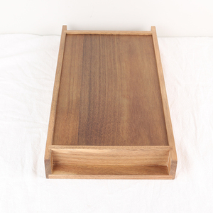 Huina Moderne Différentes Tailles Grands Plateaux De Service En Bois En Bois D'acacia Personnalisable Couleur Rectangle Forme Usine En Gros - Product Image 4