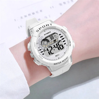 Jam Tangan Anak SYNOKE 9631 Layar LED, Tali Silikon Lembut, Jam Tangan Digital Elektronik untuk Siswa, Hadiah