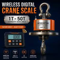 Balance numérique sans fil LCD 10T pour grue, système OEM résistant à la chaleur, en acier allié, pour pesage à haute température de cuves de fonderie
