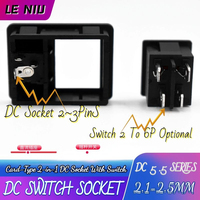 Avec interrupteur Led 12V alimentation AC/DC/femelle/prise/prise/prise/adaptateur/connecteur