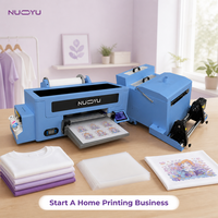 Nouvelle imprimante DTF A3 en gros avec encre pigmentée et agitateur de poudre tout-en-un, machine de bureau 30 cm, kit de démarrage pour entreprise à domicile
