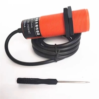 BXuan 15mm Distance de détection Capteur de proximité capacitif encastré NPN PNP NO NC pour ligne d'alimentation de volaille 90-250V AC