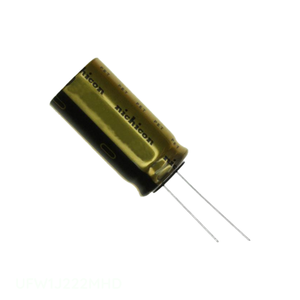 ตัวเก็บประจุแบบมีรูผ่านรัศมี2200 uF 20% 2200 uF แบบดั้งเดิม - Product Image 1