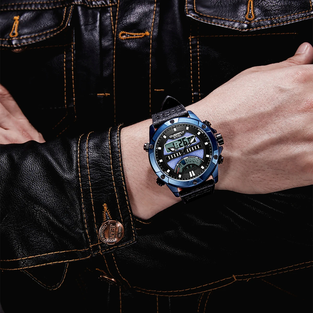 Wholesale Factory  Chronograph Digital Quartz Movement Relojes Hombre LED Sport Watch for Men