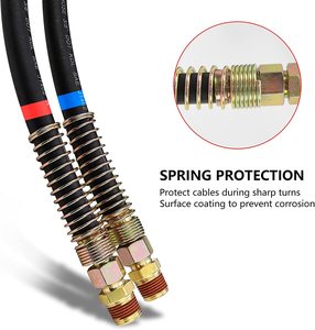 Kit de Manguera de Aire <span class=keywords><strong>ABS</strong></span> <span class=keywords><strong>4</strong></span> en 1 BS506 de 12 Pies y Cable Eléctrico de 7 Vías para Remolque de Tractor de Servicio Pesado - Product Image 4