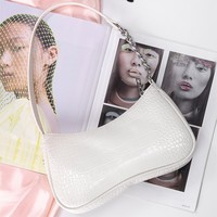 Nouveau Sac à Main Rétro en Cuir PU Haut de Gamme pour Femme, Style Influenceur, Motif Bonbon, Fermeture Éclair, Lettres, Porté Épaule ou Croisé, Collection Été 2026