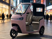 Véhicules électriques fermés avec une charge maximale de 400 kg, une vitesse maximale de 45 km/h, une puissance du moteur de 1,2 kW, adaptés aux trajets courts, nouvelle voiture