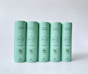 หลอดกระดาษคราฟท์ธรรมชาติแบบดันขึ้น ไม่ฟอกสี สำหรับลิปสติกและลิปบาล์มแบบออร์แกนิคที่ได้รับการรับรอง - Product Image 6