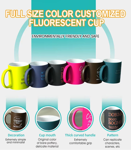 Tazas de Cerámica de 11 oz, Coloridas, Personalizables con Logotipo, Taza de Café de Cerámica para Regalo, Taza de Cerámica Publicitaria para Empresas - Product Image 4