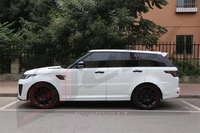 Pare-chocs de voiture CLY pour Range Rover sport 2014-2017 mise à niveau 2020 + SVR bodykit ailes jupe latérale phares arrière