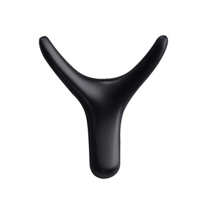 Nordic Style Wall Mounted <b>Coat</b> <b>Hooks</b> Animal Shape Black <b>Single</b> Horn Creative <b>Hook</b> For Clothing Entryway Wall Use - Product Image 2