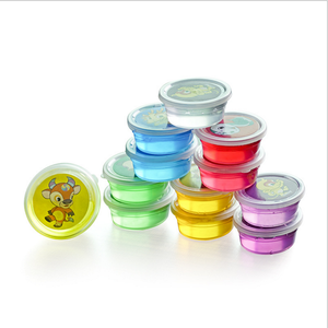 Ensemble de pâte à modeler W098, 12 couleurs, jouets en pâte à modeler, kit de fabrication de slime pour enfants, slime - Product Image 3