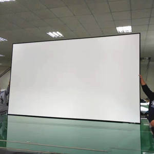 Écran de projection à cadre fixe de 64 à 120 pouces CBSP en cristal pour animaux de compagnie à portée ultra courte, écran de projecteur blanc doux Home <span class=keywords><strong>Cinema</strong></span> - Product Image 6