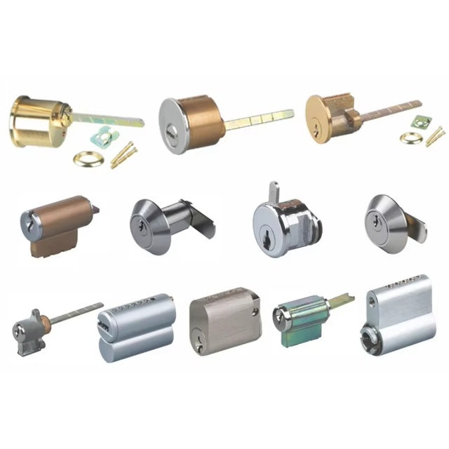 JIXIN Keyless Telcop Locksmith Lock Cylinder Multifunctional Anti-Theft Dimple Cutting for 60mm Backset Steel External Safe Door