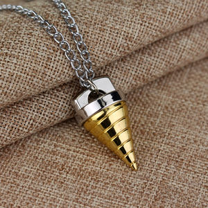 <span class=keywords><strong>Collier</strong></span> de bijoux de mode, anime et jeu, Tengen Toppa Gurren Lagann <span class=keywords><strong>Simon</strong></span>, pendentif en métal avec perceuse à cœur - Product Image 2