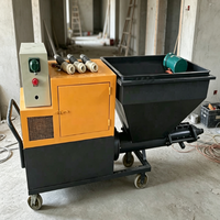Machine à pulvériser le mortier auto-amorçante, alimentation continue sans blocage de matériaux