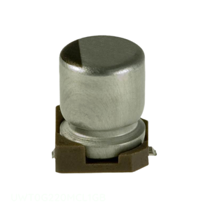 Condensador SMD de Aluminio de Montaje Superficial UWT0G220MCL1GB 22 uF 20% 4V del Fabricante Channel - Product Image 1