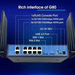 Europe Hot Selling HC-G80 Multi Sim Router MTK7621 Router 5G X62 5G Modem 5G Wifi 6 Router With 2 Sim Card Slot