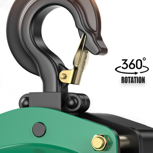 BAOT Palan à chaîne manuel rotatif à <span class=keywords><strong>360</strong></span> degrés industriel Capacité de 1 à 5 tonnes Espaces confinés utilisés - Product Image 2