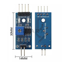 Kit Modul Sensor Kelembapan Tanah Elektronik untuk Papan Pengembangan DIY Robot Mobil Pintar