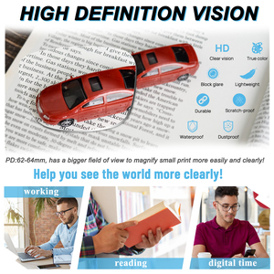 Lunettes <span class=keywords><strong>de</strong></span> lecture en plastique bon marché en gros, lunettes <span class=keywords><strong>de</strong></span> lecture <span class=keywords><strong>de</strong></span> mode, monture carrée, verres transparents, lunettes <span class=keywords><strong>de</strong></span> lecture pour hommes, lunettes <span class=keywords><strong>de</strong></span> lecture anti-lumière bleue - Product Image 4