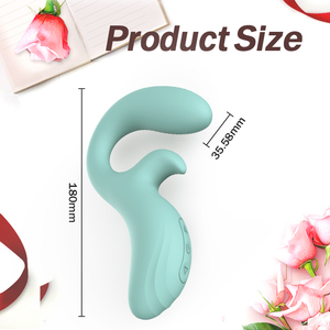 Vibrador de Clítoris y Punto G de Doble Motor y 10 Velocidades para Mujer, Resistente al Agua IPX7, Recargable por USB, de Silicona Flexible, Personalizable OEM/ODM - Product Image 4