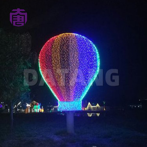 Lampes LED en forme de montgolfière IP65 avec couleurs personnalisables et contrôle multiple pour la décoration intérieure/extérieure de festivals (Diwali/Noël) - Product Image 6