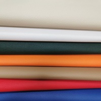 Rouleaux de cuir synthétique gaufré en PVC lychee crypté de 0,6 mm, écologiques, pour la décoration intérieure automobile, fabriqués en Chine